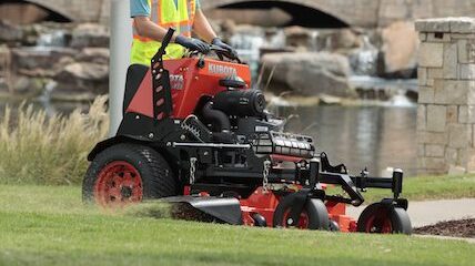 Stand-On-Mower for weekly Maintenance